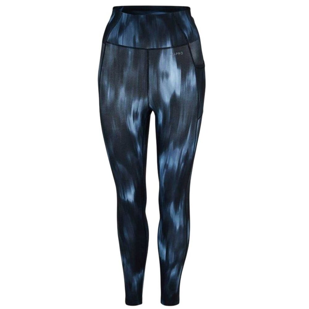 USA Pro Womens/Ladies Core Blurred Leggings / Black